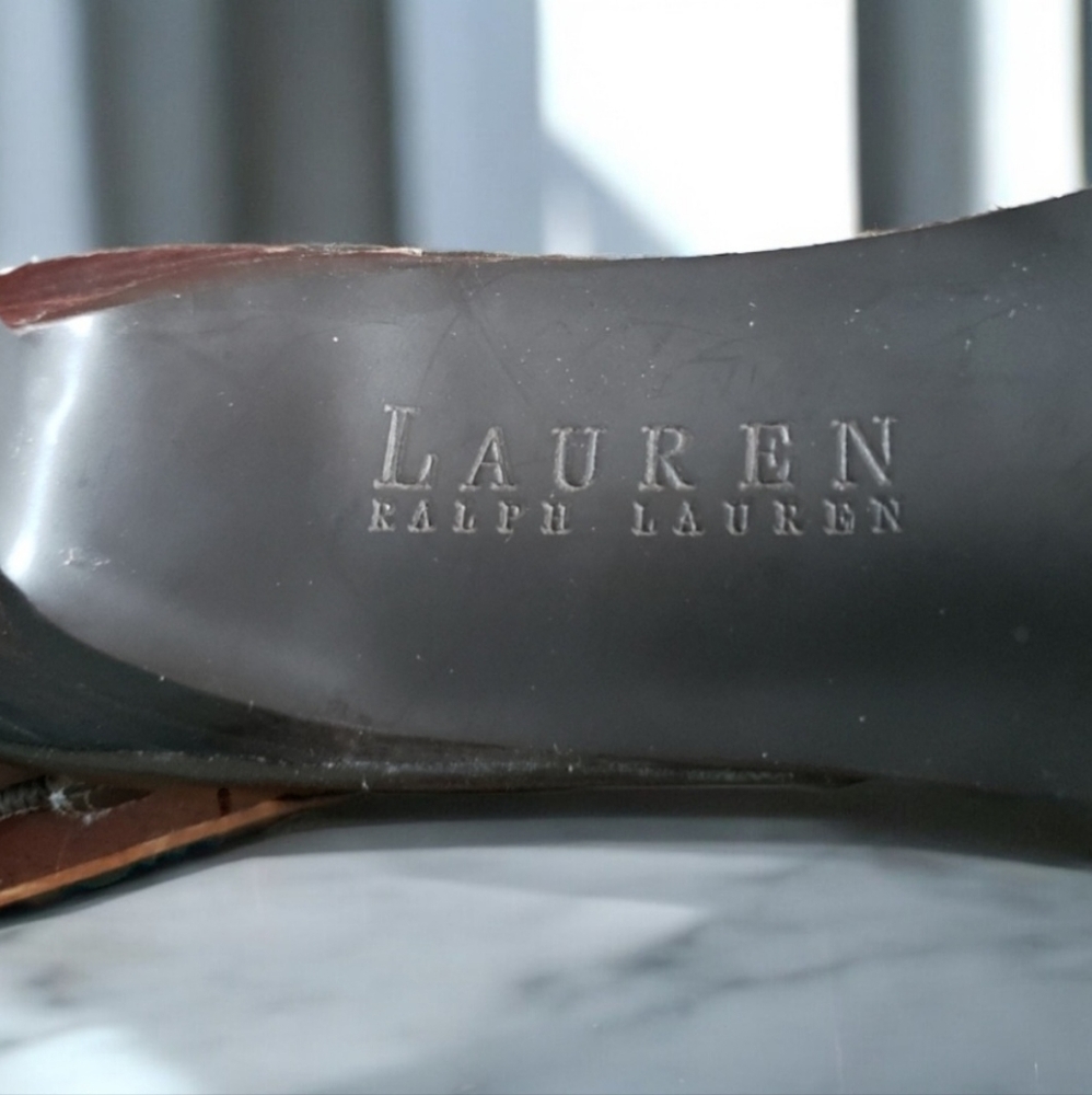 RALPH LAUREN SLINGBACK HEELS - Picture 6 of 6